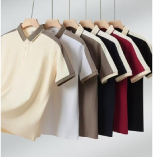 Custom Cotton Blend Polo Shirt 230GSM Business Casual Polo T Shirt OEM