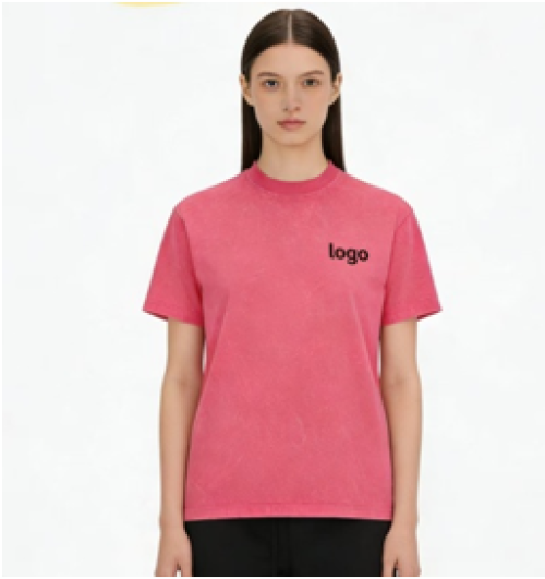 Washed Vintage Cotton T Shirt 230GSM Custom Logo Oversized Streetwear T-Shirt