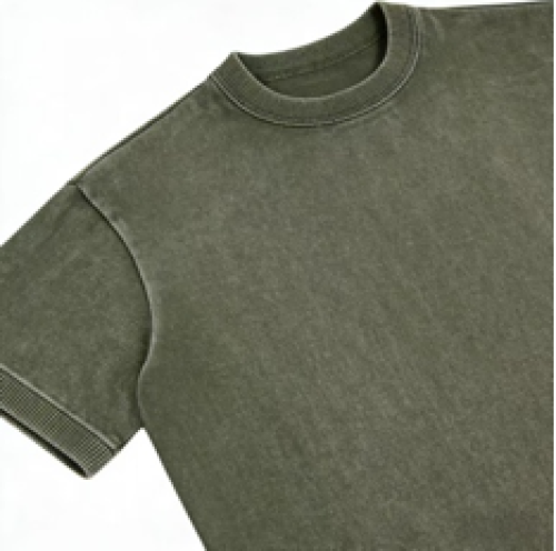 Washed Vintage Cotton T Shirt 230GSM Custom Logo Oversized Streetwear T-Shirt